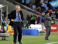 ‘El Vasco’ llegó como rescatista en sus dos procesos anteriores con la Selección Mexicana. Ambos finalizaron con eliminaciones en las Copas del Mundo de 2002 y 2010.