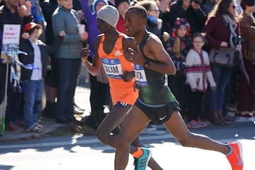 El etíope Tola Shura Kitata durante la Maratón de Nueva York.