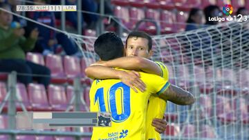 Tablas entre Numancia y Las Palmas en un partido sin alma