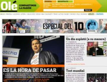 Portadas de la prensa extranjera