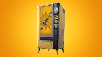 Arte oficial de las m&aacute;quinas expendedoras de Fortnite Battle Royale