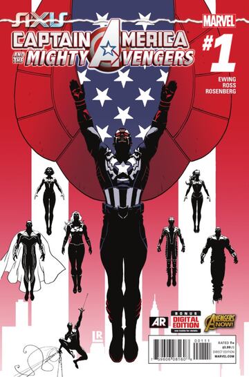 Portada de Captain America and the Mighty Avengers #1 (2015)