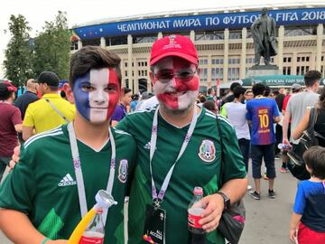 Francia vs. Croacia: Así llegaron los aficionados a la Final