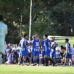 Lucas Pérez y Mella animan al Deportivo