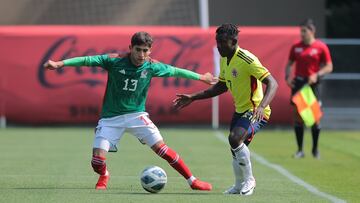 La Selección Colombia Sub 23 perdió contra México en amistoso.