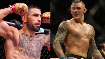 Ilia Topuria y Dustin Poirier, en un fotomontaje.