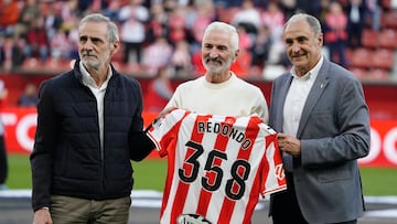 13/12/2025 SPORTING PARTIDO 2ª DIVISION
GIJON ESTADIO EL MOLINON SPORTING-GRANADA
HOMENAJE A REDONDO ENTRE JIMENEZ Y JOAQUIN
FOTO PACO PAREDES