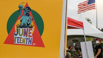 Celebración del Juneteenth en Estados Unidos.