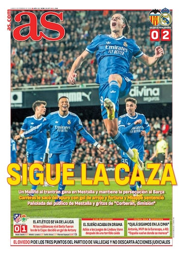 Las portadas de AS de febrero