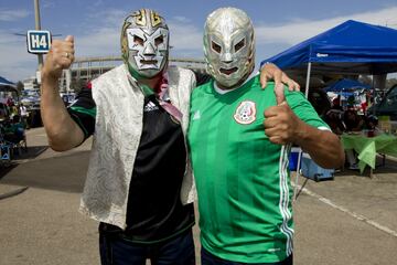 Así se vive el México vs El Salvador en el Qualcomm Stadium