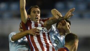 Godín, en Balaídos.