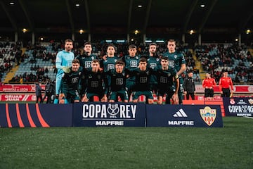 Once inicial del Almería en León.