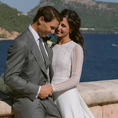 Nadal y Mery Perelló, radiantes en su boda