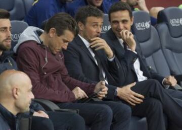 Unzue y Luis Enrique.