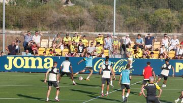 Primer entrenamiento del Villarreal.