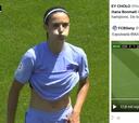 La secuencia de Aitana, del Barça, 'ayudando' al Madrid en el último minuto y le ha hecho TT