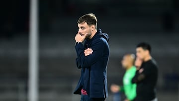 Martin Anselmi head coach of Cruz Azul during the 1st round match between Cruz Azul and Atlas as part of the Liga BBVA MX, Torneo Apertura 2024 at Olimpico Universitario Stadium on January 11, 2024 in Mexico City, Mexico.