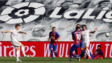Kroos marcó este golazo que supuso el 1-0 del Madrid al Eibar.