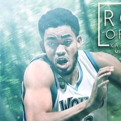 Karl-Anthony Towns, Rookie del Año por unanimidad