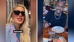 El troleo monumental de Militao a su novia mientras intenta hacer un story en pleno restaurante