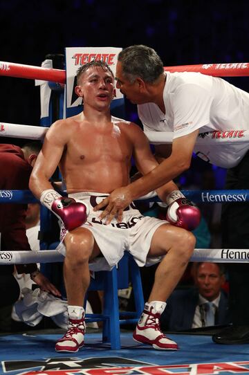 Los rostros de la pelea por el título entre Canelo y Golovkin