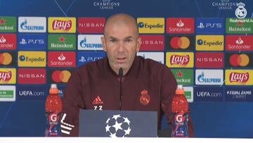 Zidane: "Hemos hablado mucho con Hazard, lo importante es que esté tranquilo"