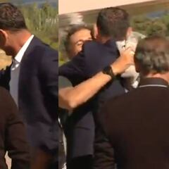 El abrazo de Hierro y Luis Enrique