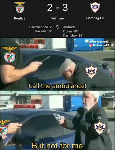 Las polémicas del Real Madrid, el Atleti... los memes más divertidos de la jornada Champions