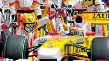 <b>OPTIMISTA. </b>Alonso está animado para las próximas carreras.