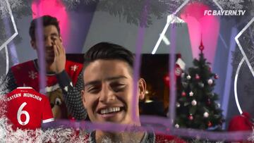 El buen momento de James se refleja en su alegría