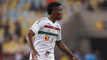 Jan Lucumí, atacante colombiano de Fluminense