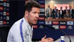 La reacción de Simeone al ser preguntado por el Mono Burgos