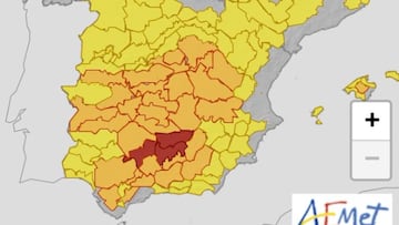 AEMET activa el aviso rojo: el lunes empieza la ola de calor más radical