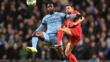 Matthew Upson y Wilfried Bony