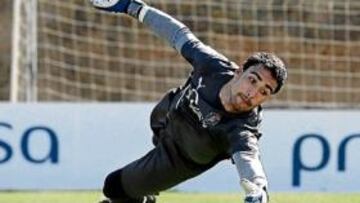 <b>EL PORTERO DE MODA. </b>Titular de la Sub-21 que estará en la Eurocopa y en la agenda de los mejores.