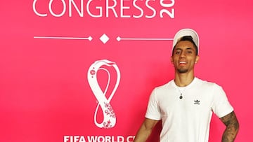 Boyka Ortíz en el sorteo del mundial de Catar 2022