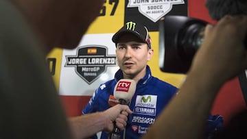 Jorge Lorenzo, en el circuito de Assen.