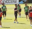Simeone sigue con la idea de alinear a todos los titulares