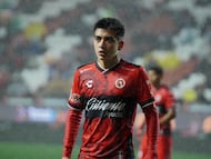 Gilberto Mora of Tijuana during the Play-In match between Tijuana and FC Juarez as part of the Liga BBVA MX, Torneo Apertura 2025 at Caliente Stadium, on November 20, 2025 in Tijuana, Baja California, Mexico.