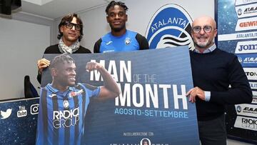 Duván Zapata, elegido como el mejor de agosto y septiembre