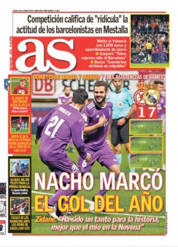 Las portadas de AS de octubre