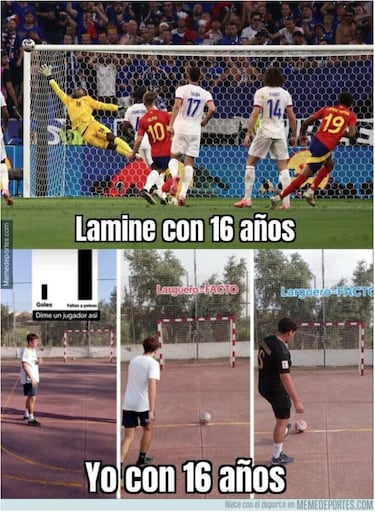 Lamine y Mbappé protagonistas de los memes de la Nations League