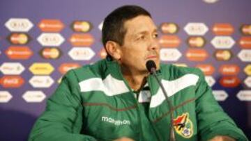 Mauricio Soria, técnico de Bolivia.