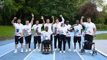 El mayor equipo de refugiados de la historia se cita en París