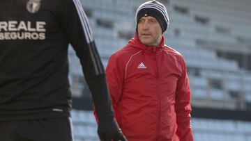 Calero, entrenador del Burgos,