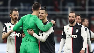 Cristiano Ronaldo, en un partido de la Juventus. 