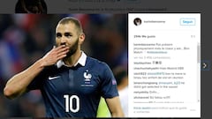 Benzema backs France: "Bravo to the team and the manager"