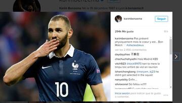 Benzema backs France: "Bravo to the team and the manager"