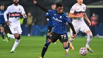 Amad Diallo, en Champions con el Atalanta.