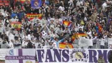 Al último viaje al Calderón fueron 150 madridistas.